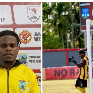 Penjaga gawang muda Persidei Deiyai, Yapet Edowai